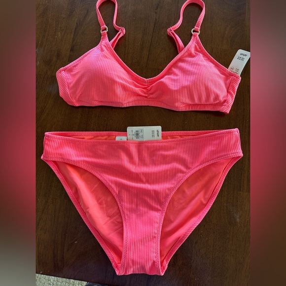 NWT Aerie Shine Rib Bikini - Picture 3 of 6